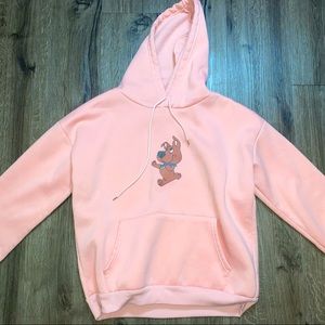 very comfortable pink Scooby Doo hoodie